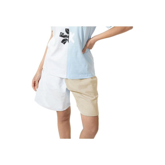 Comme Des Fuckdown Chic Two-Tone Logo Shorts Comme Des Fuckdown Light Gray