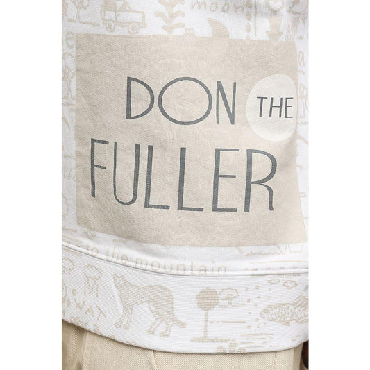 Don The Fuller White Cotton Men Sweater MAN SWEATERS Don The Fuller Light Gray