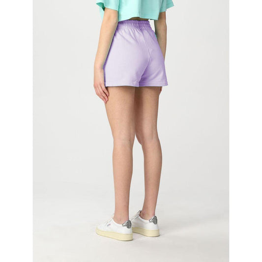 Pharmacy Industry Chic Purple Cotton Shorts Pharmacy Industry Lavender