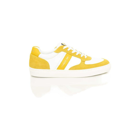 Cerruti 1881 Yellow Cowhide Men Sneaker Cerruti 1881 Sandy Brown