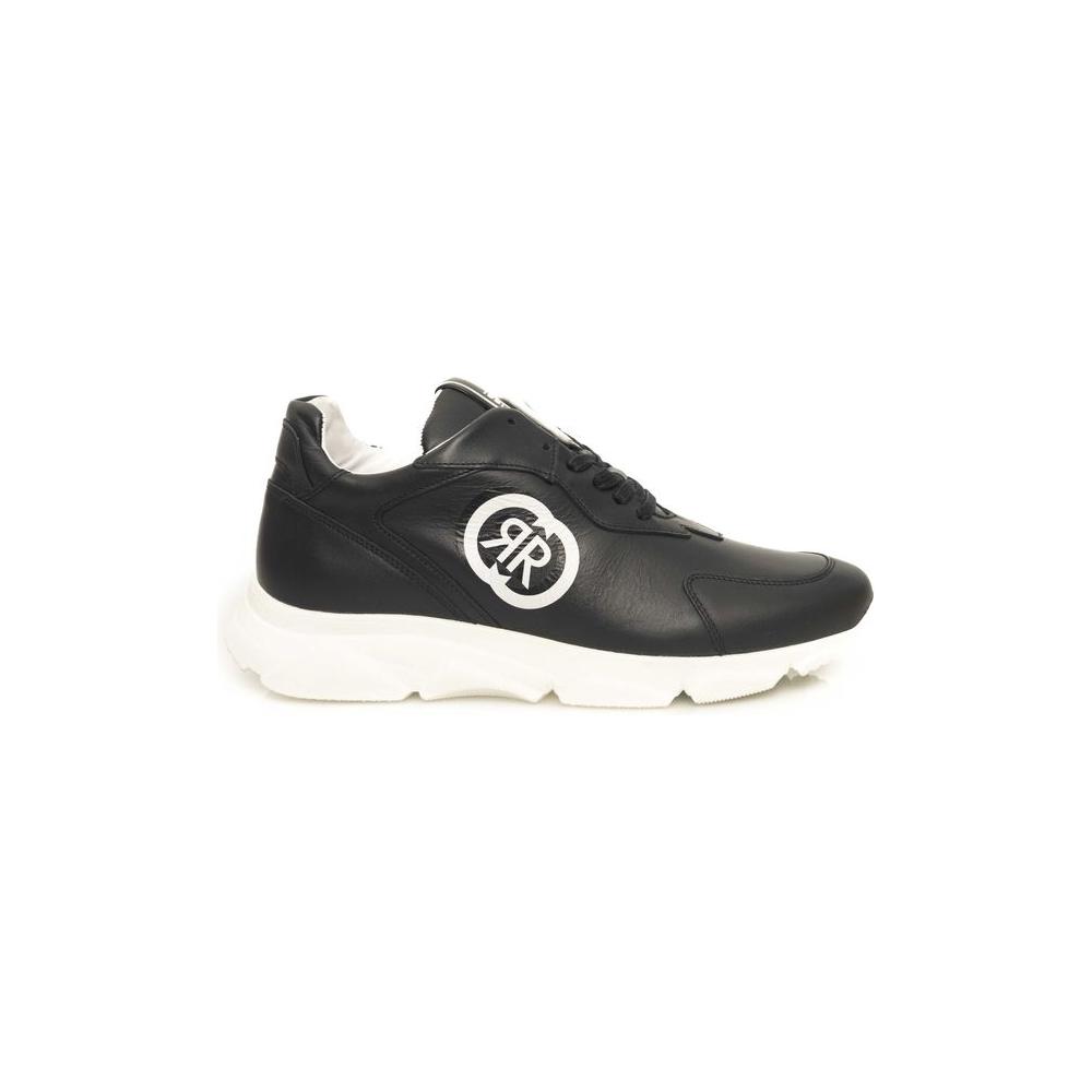 Cerruti 1881 Blue Cowhide Men Sneaker