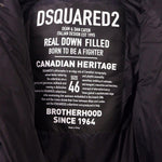 Dsquared² Black Nylon Men Down Jacket