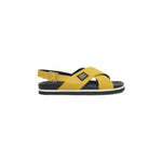 Cerruti 1881 Yellow Calfskin Women Sandal