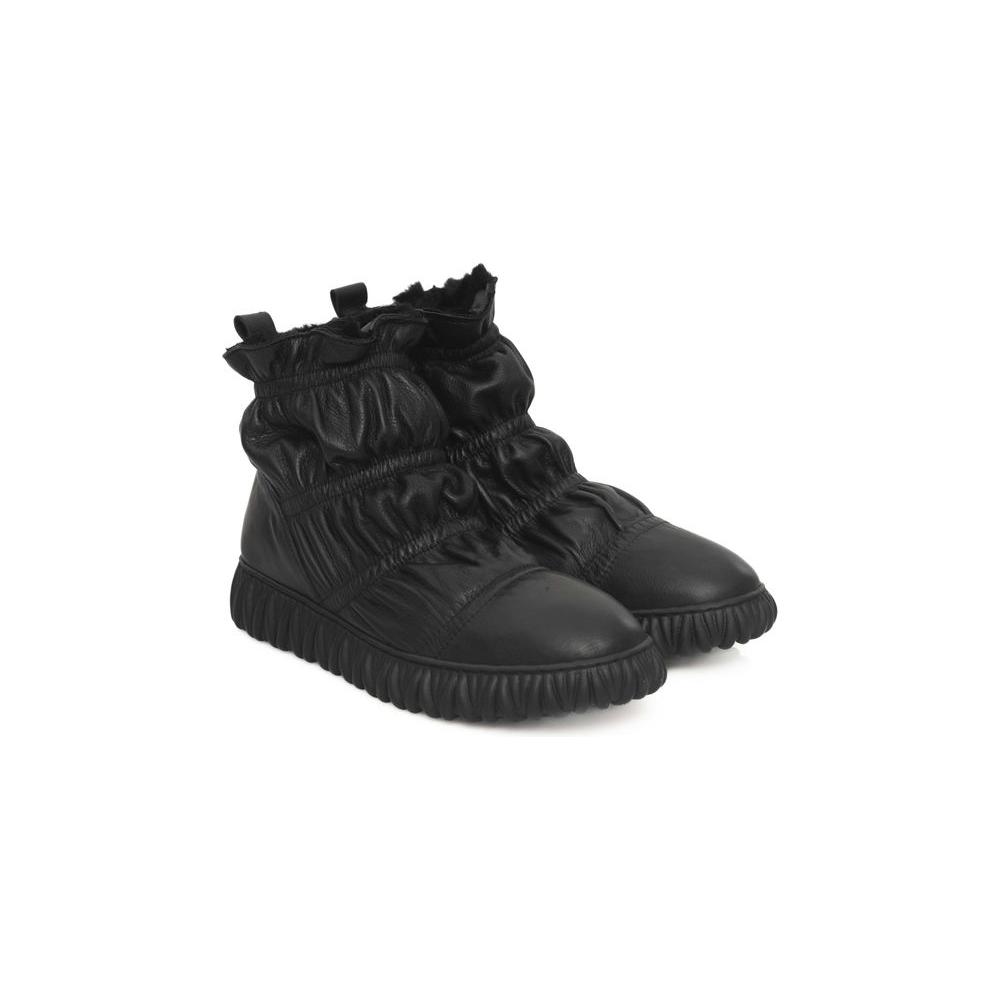 Cerruti 1881 Black Leather Women's Boot