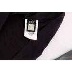 Costume National Purple V-neck Cotton T-shirt