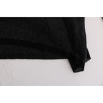 Costume National Gray Viscose Knitted Sweater