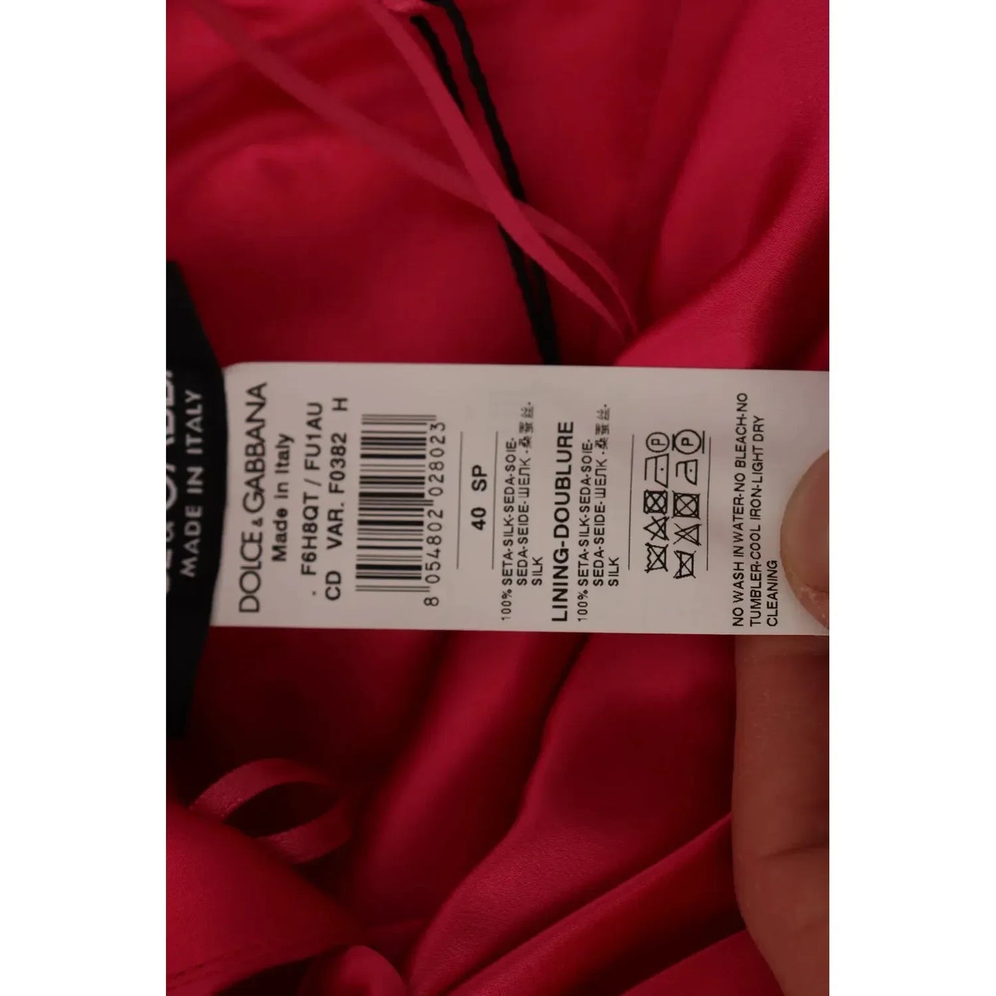 Dolce & Gabbana Silk Pink Fitted Cut One Shoulder Midi Dress DR28278