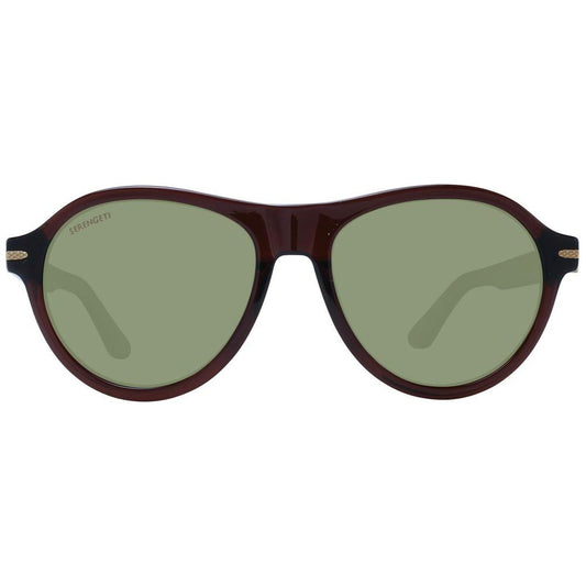 Serengeti Brown Men Sunglasses Serengeti Light Slate Gray