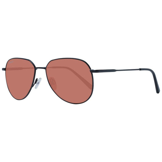 Serengeti Black Men Sunglasses Serengeti Rosy Brown