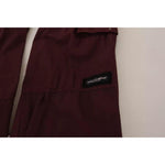 Dolce & Gabbana Bordeaux Cargo Jogger Trouser Cotton Pants