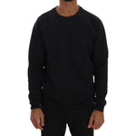 Daniele Alessandrini Blue Crewneck Cotton Sweater