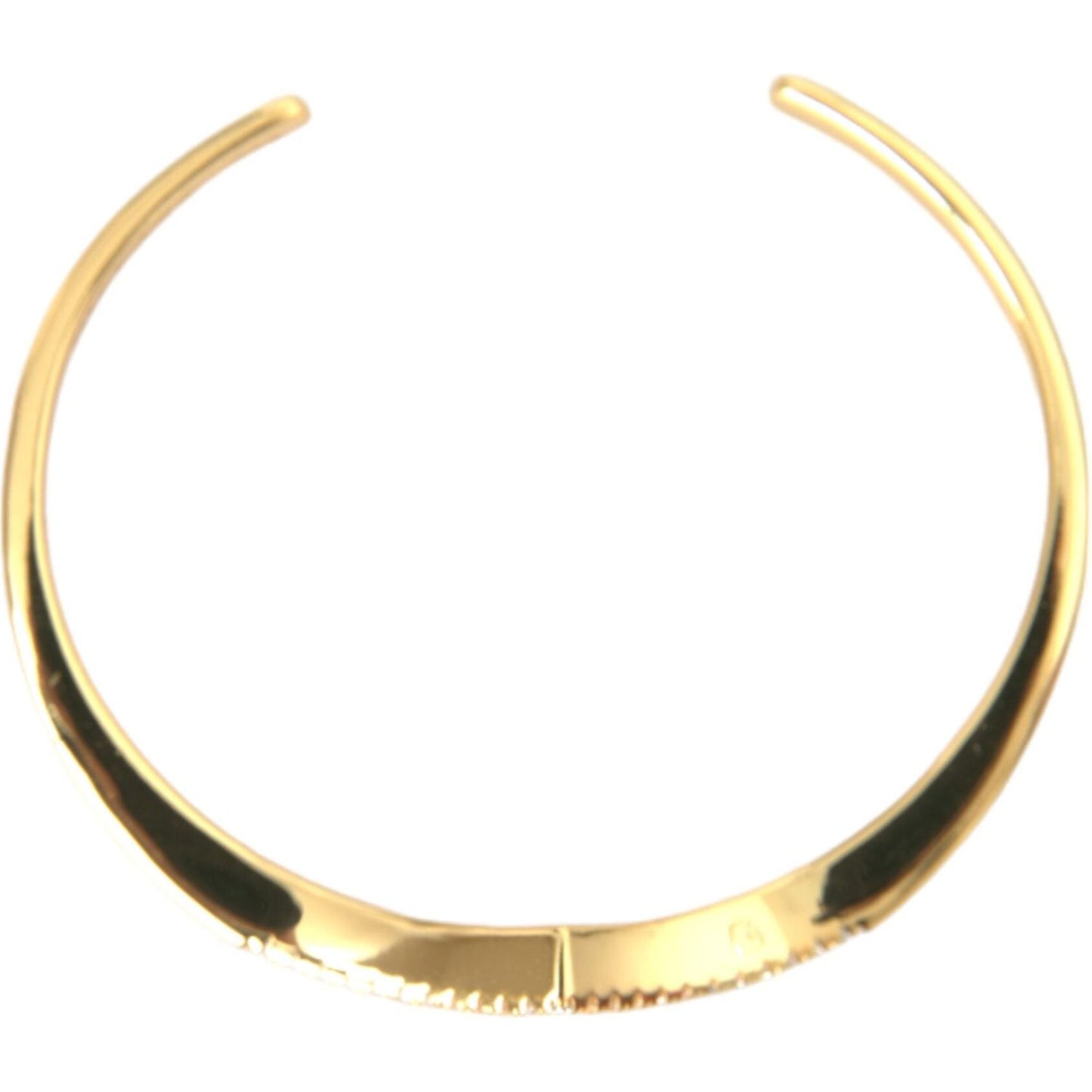 Nialaya Arched Wing Cuff Skyfall Gold CZ 925 Bracelet Bracelet