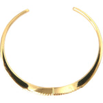 Nialaya Arched Wing Cuff Skyfall Gold CZ 925 Bracelet Bracelet