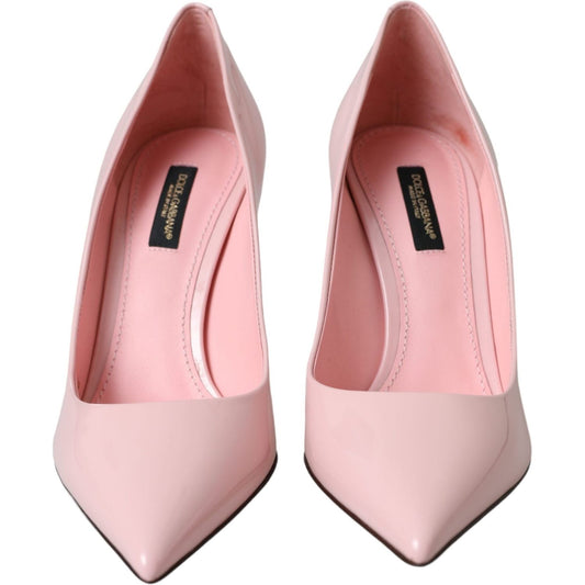 Dolce & Gabbana Light Pink Patent Leather Pumps Heels Shoes Dolce & Gabbana Light Pink