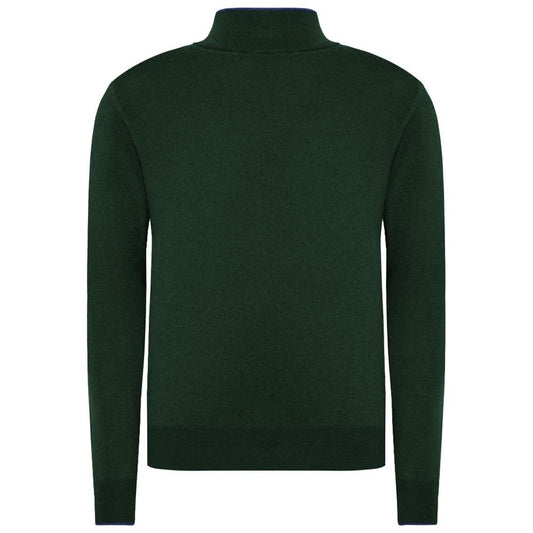 La Martina Green Acrylic Sweater La Martina Black