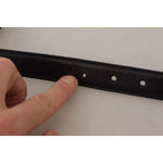 Dolce & Gabbana Black Calf Leather Vintage Logo Metal Buckle Belt BEL8541-100