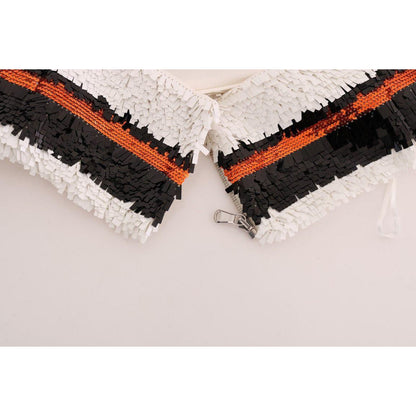 Dolce & Gabbana Multicolor Sequined Stretch Bustier Top