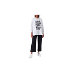 Love Moschino Gray Cotton Women's Oversized Sweatshirt
