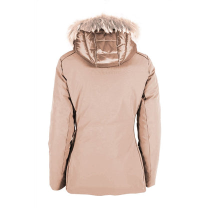 Yes Zee Beige Polyamide Women's Jacket