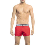 Bikkembergs Red Polyamide Men Swim Short