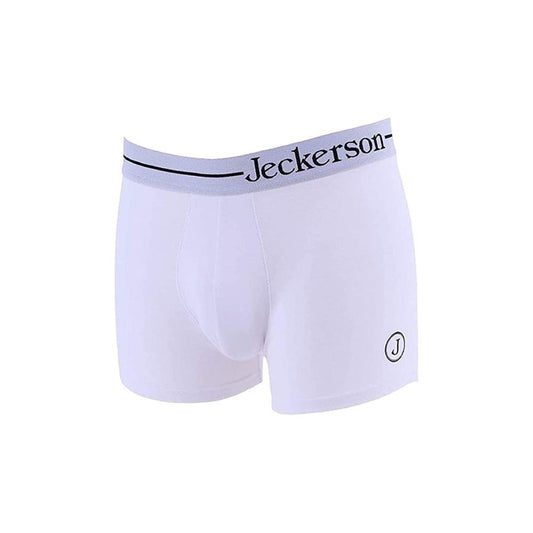 Jeckerson White Cotton Men Boxer MAN UNDERWEAR Jeckerson Light Gray