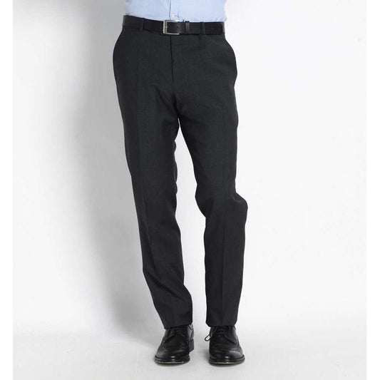Uominitaliani Gray Wool Men Pant Uominitaliani Dark Slate Gray