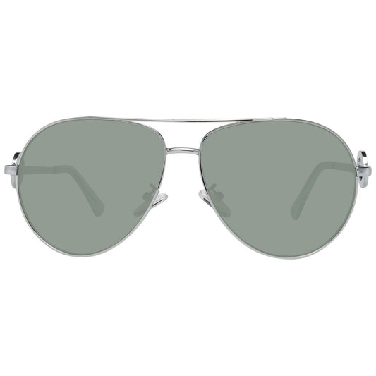Guess Silver Women Sunglasses Guess Dark Sea Green