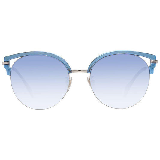 Police Blue Women Sunglasses Police Light Gray