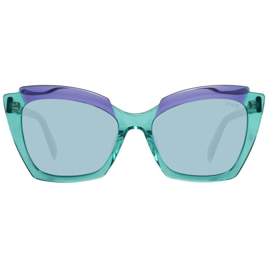 Emilio Pucci Green Women Sunglasses Emilio Pucci Light Steel Blue