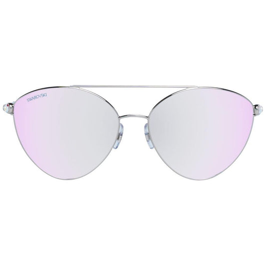 Swarovski Silver Women Sunglasses Swarovski Lavender