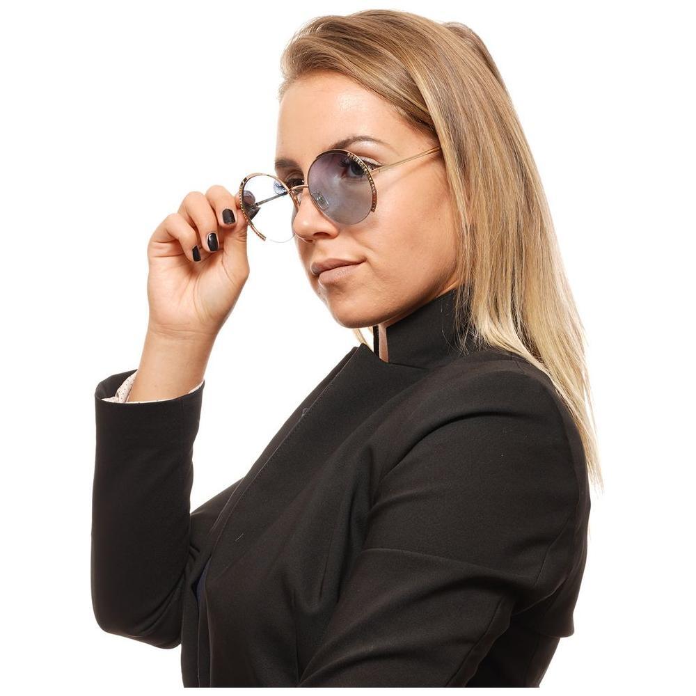 Swarovski Gold Metal Sunglasses