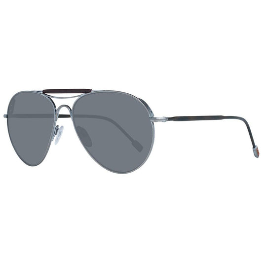 Ermenegildo Zegna Gold Men Sunglasses Ermenegildo Zegna Slate Gray