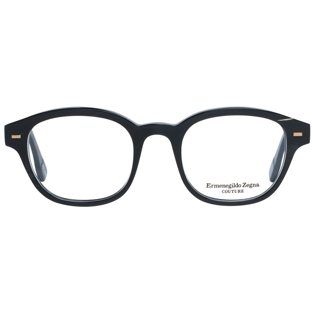 Ermenegildo Zegna Black Horn Glasses (Frames)