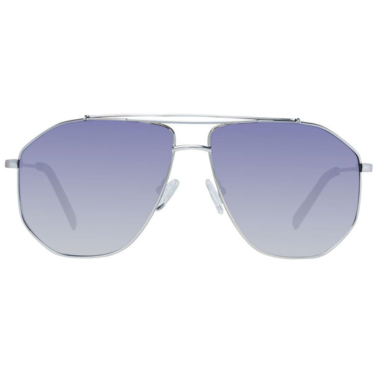 Guess Silver Men Sunglasses Guess Dark Gray