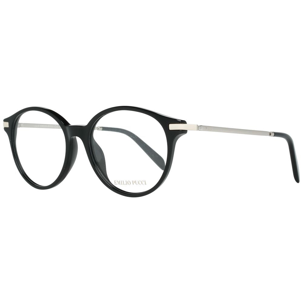 Emilio Pucci Black Metal & Plastic Glasses (Frames)
