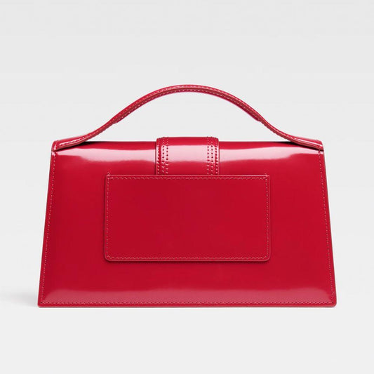 Jacquemus Red Leather Crossbody Bag Jacquemus Firebrick