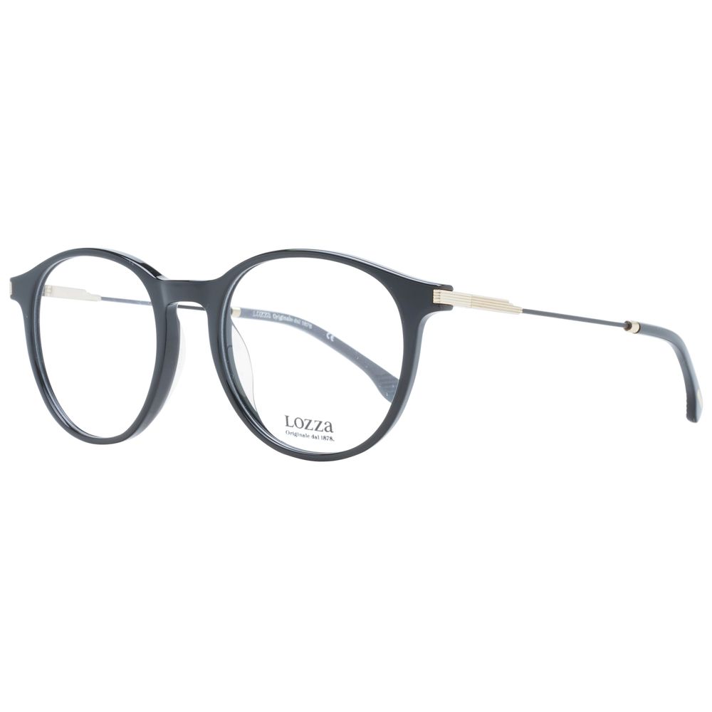 Lozza Black Acetate & Plastic Glasses (Frames) 1728,67345776800,Accessories,Black,Glasses (Frames) - Glasses and Sunglasses - Accessories,Glasses and Sunglasses - Accessories,Lozza,New with tags,Unisex