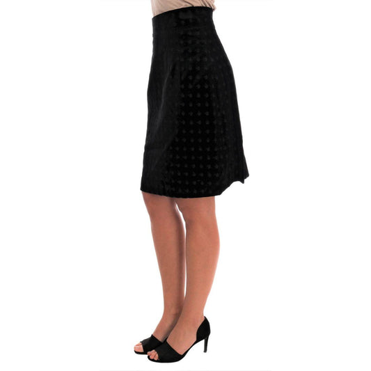 Dolce & Gabbana Baroque Embroidered Velvet Pencil Skirt Dolce & Gabbana Rosy Brown