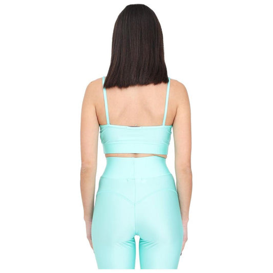 Hinnominate Green Polyamide Women Top Hinnominate Light Gray