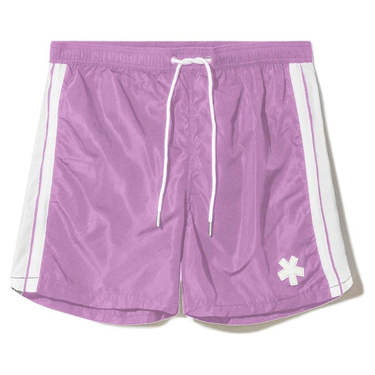 Comme Des Fuckdown Purple Polyester Men Swimwear Comme Des Fuckdown Dark Gray