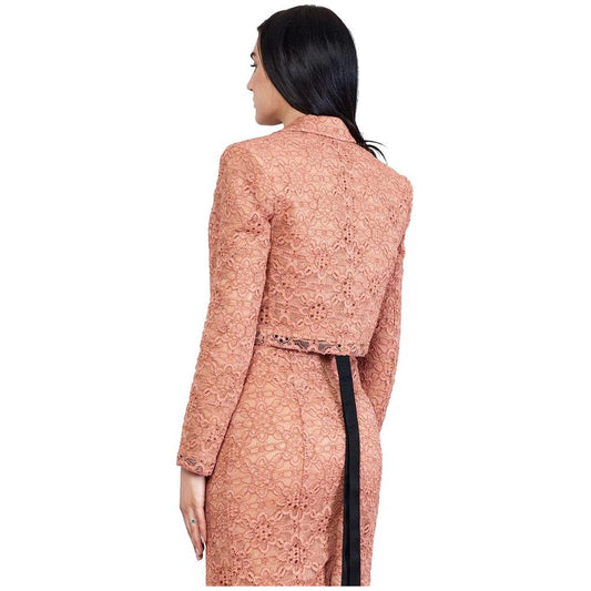 PINKO Pink Cotton Suits & Blazer PINKO Dark Salmon