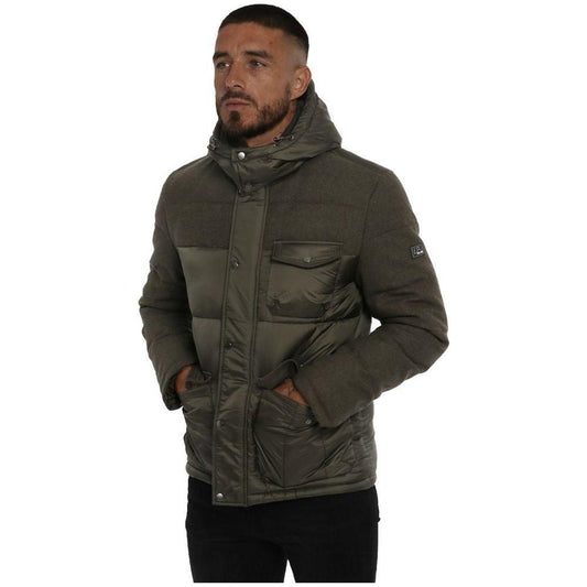Yes Zee Green Polyester Jacket Yes Zee Dark Slate Gray