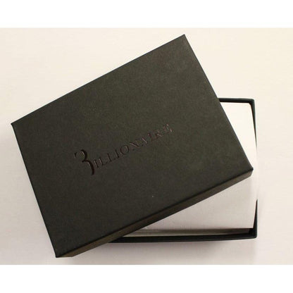 Billionaire Italian Couture Brown Leather Cardholder Wallet