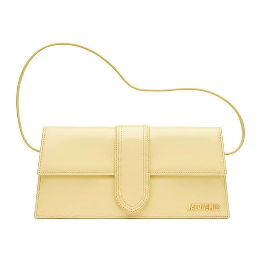Jacquemus Yellow Leather Handbag Jacquemus Pale Goldenrod
