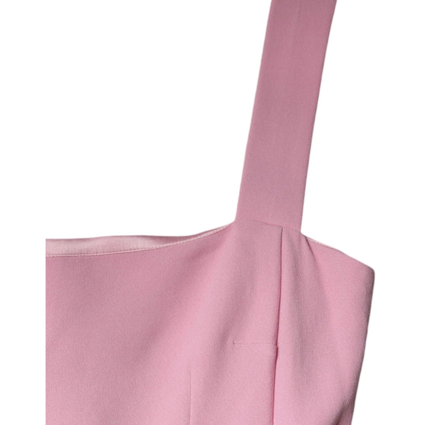 Dolce & Gabbana Pink A-line Flare Viscose Sleeveless Dress