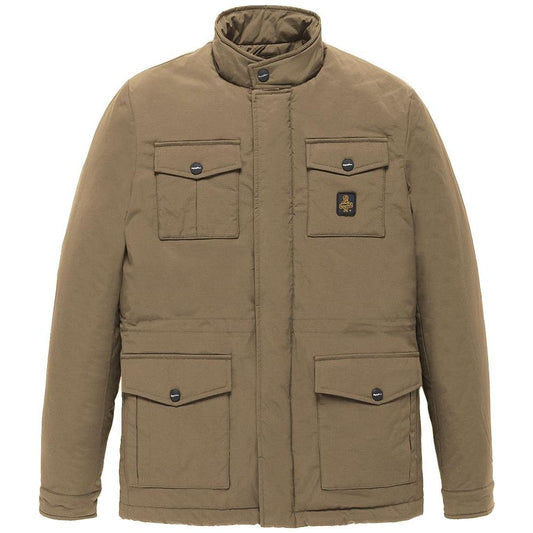 Refrigiwear Brown Nylon Men Jacket