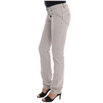 Costume National Sophisticated Gray Super Slim Jeans Costume National Dark Gray