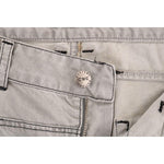 Costume National Sophisticated Gray Super Slim Jeans Costume National Dark Gray
