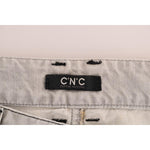 Costume National Sophisticated Gray Super Slim Jeans Costume National Gray