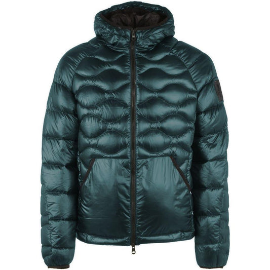 Refrigiwear Green Nylon Men Jacket Refrigiwear Dark Slate Gray